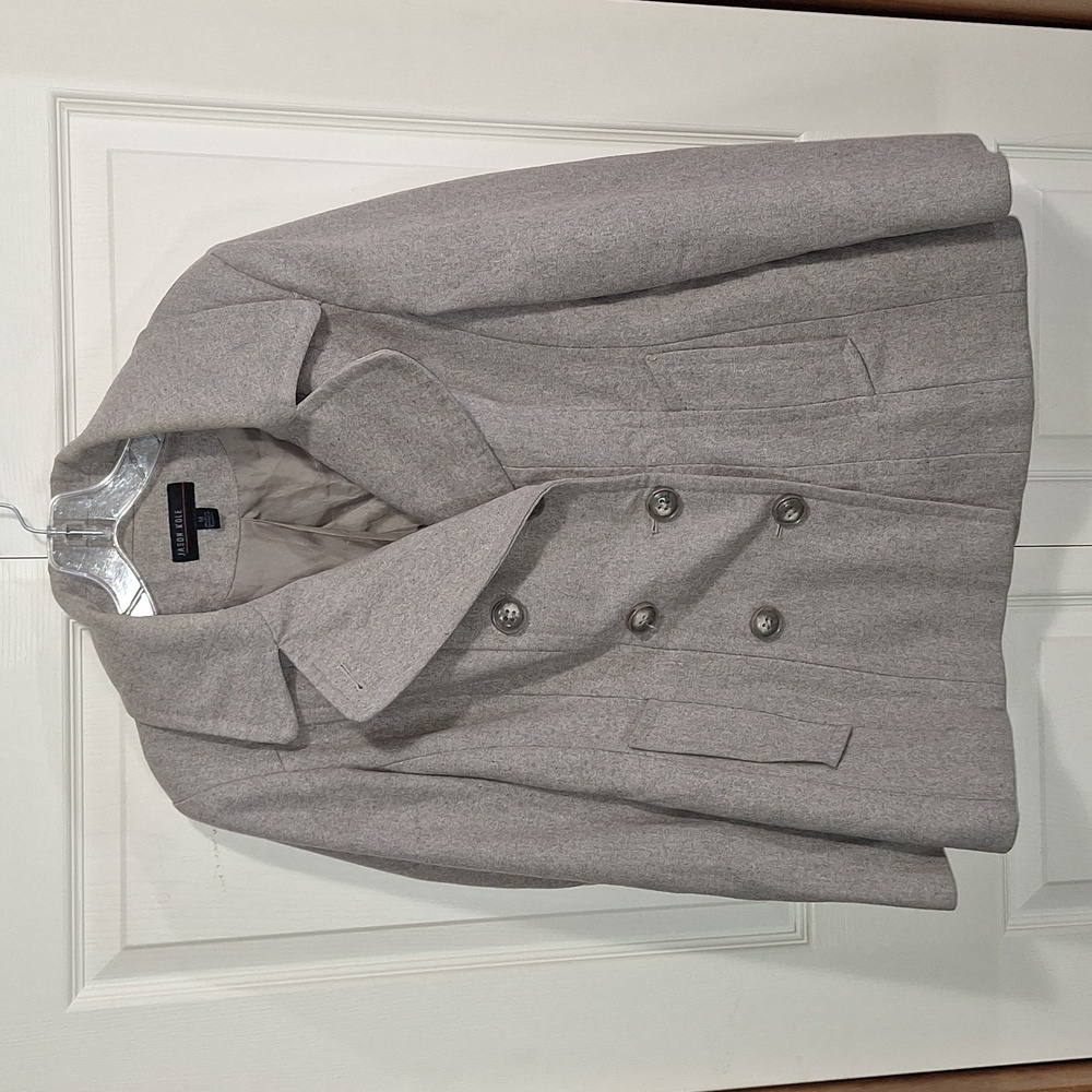 Jason Kole wool blend pea coat car coat - Tan - M
